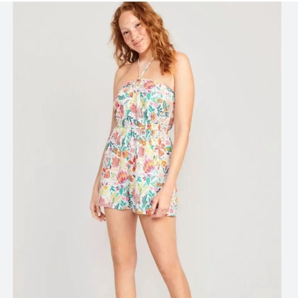 Old Navy Floral Romper - Multicolor